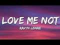 Ravyn Lenae - Love Me Not (Lyrics)
