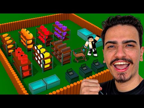 I CREATED A SUPERMARKET IN 99 NIGHTS IN THE FOREST 🛒🛍️