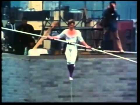 10 Hours of Walking in NYC as a Man Tightrope Walking