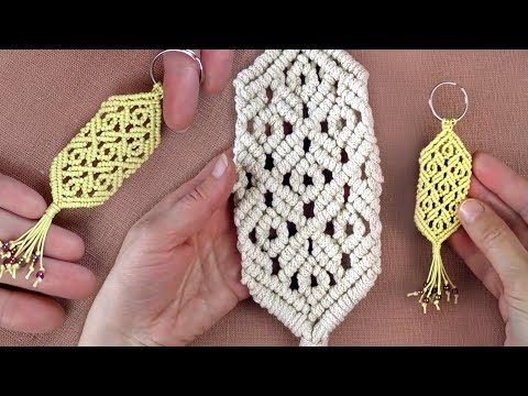 Macrame ABC pattern sample 17