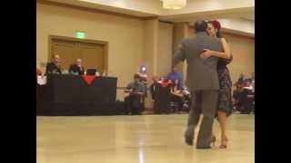 Jorge Nel & Anna Karassik dance to a milonga at the 2012 CMTF