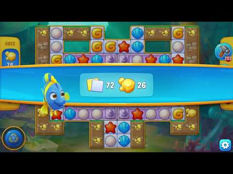 Fishdom 5812 Level - 24 moves - NO BooSTERS