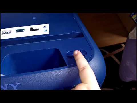 SONY GTK XB7 Extra Bass Blau Unboxing und Sound test