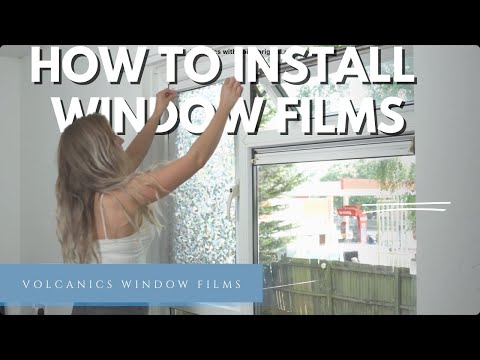 How to Install Window Films