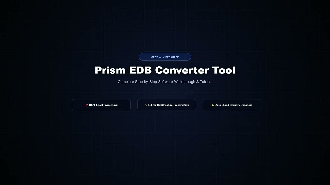 EDB Converter Tool video guide preview