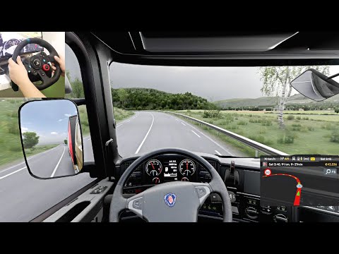A Drive to Lyon, France | Euro Truck Simulator 2 | Logitech G29 Gameplay