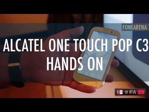 Alcatel One Touch Pop C3 Hands On