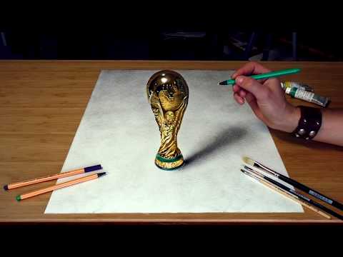 FIFA World Cup Trophy/ 3D Drawing – Amanda Reitz