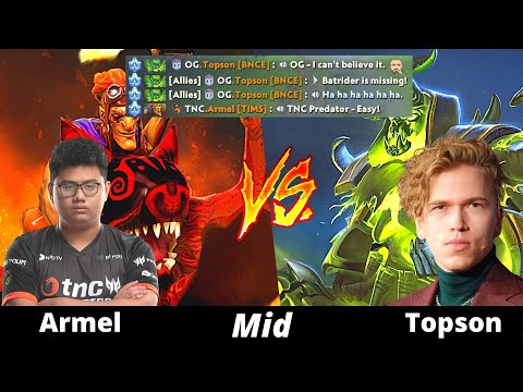 Topson Vs Armel - Mid -Pugna Vs Batrider - destroyed