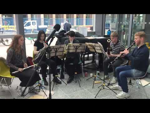 Music @ The Royal London Hospital - The Nuada Quintet entertain patients, visitors and staff