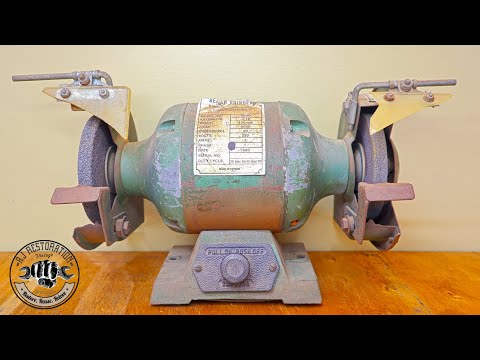 Vintage Bench Grinder Restoration.