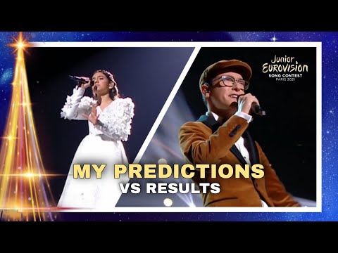 MY PREDICTIONS VS RESULTS | JUNIOR EUROVISION 2021