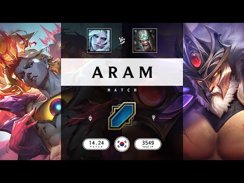 ARAM Match: Super Viego vs Super Tryndamere - KR server Patch 14.24