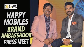 Ram Charan as Happi Mobiles Brand Ambassador Press Meet