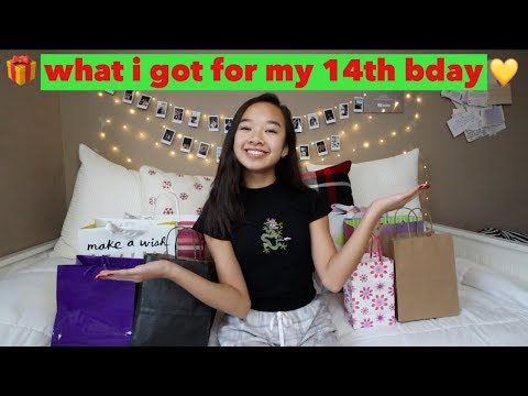 WHAT I GOT FOR MY 14TH BIRTHDAY! Vlogmas Day 9 | Nicole Laeno