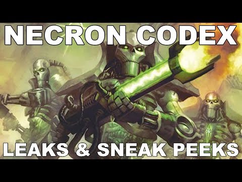 8th Edition Necron Codex Rules Leaks and Sneak Peeks