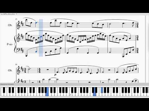 Ennio Morricone, La Califfa, piano and oboe - sheet music