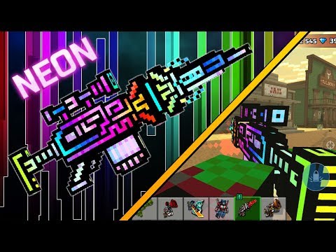 NEON Anti-Champion Rifle - Pixel Gun 3D