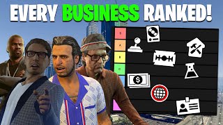 Ranking EVERY Business in GTA Online