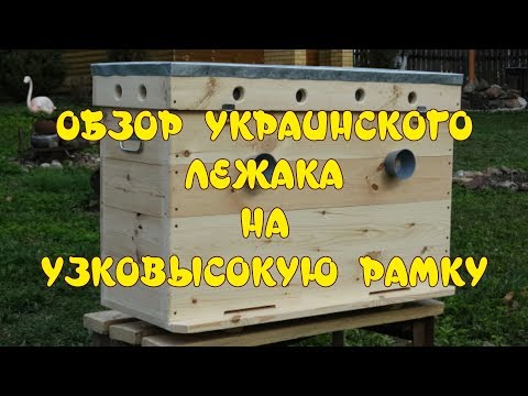 ОБЗОР УКРАИНСКОГО ЛЕЖАКА  ЛЕЖАК НА УЗКОВЫСОКУЮ РАМКУ