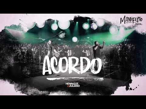 KARAOKÊ - ACORDO - HENRIQUE E JULIANO (OFICIAL)