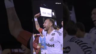 Neymar Jr e a torcida do Santos FC