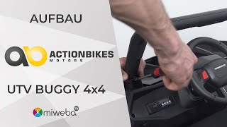 🔧 Aufbau-Video: Kinder UTV Buggy 4x4 | Kinder Elektroauto Montage | FAQ | Hilfe | Tipps | Ratgeber