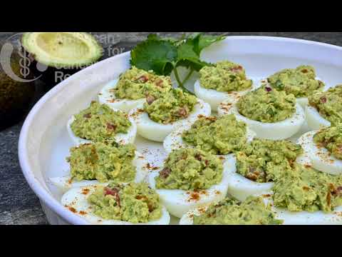Avocado Deviled Eggs