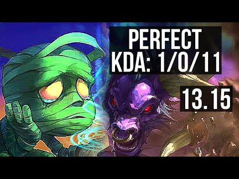 AMUMU & Sivir vs ALISTAR & Vayne (SUP) | 1/0/11, Rank 7 Amumu, 400+ games | KR Challenger | 13.15