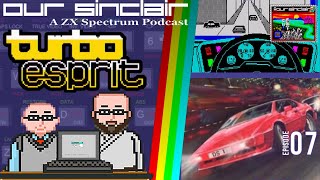 Turbo Espirit Challenge is open world driving in 1984! Our Sinclair: A ZX Spectrum Podcast 7