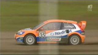 preview picture of video 'Rallycross Sweden 2008 (with Gronholm)'
