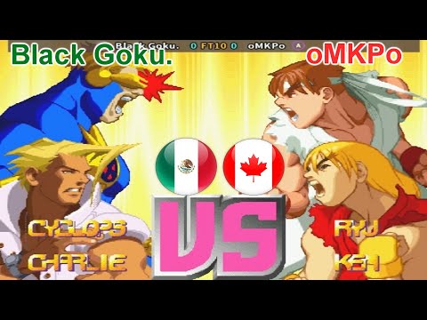 X-Men Vs. Street Fighter - Black Goku. vs oMKPo FT10