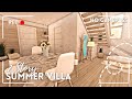 [roblox bloxburg] no gamepass minimalist 2 story summer villa ꒰ tour & build ꒱ - itapixca builds