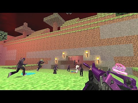 Counter-Strike: Zombie Escape Mod - ze_Minecraftworld_v1_dg on RiseOfZombies