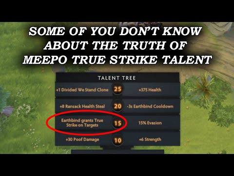 THE TRUTH OF MEEPO TRUE STRIKE TALENT !!!
