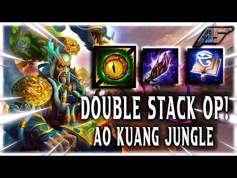 THIS JUNGLE BUILD TECH IS CRAZY! - SMITE Ao Kuang Jungle Conquest Gameplay