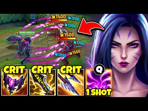 WHY THIS DOUBLE CRIT KAI'SA BUILD IS BREAKING THE GAME! (MY ABILITIES CRIT TWICE?)