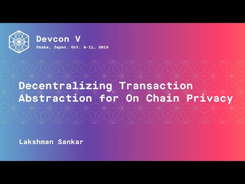 Decentralizing Transaction Abstraction for On Chain Privacy preview