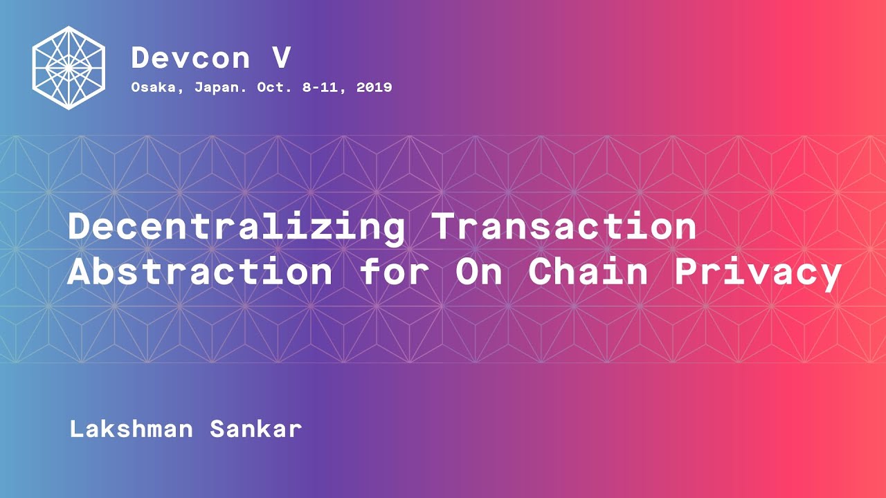 Decentralizing Transaction Abstraction for On Chain Privacy preview