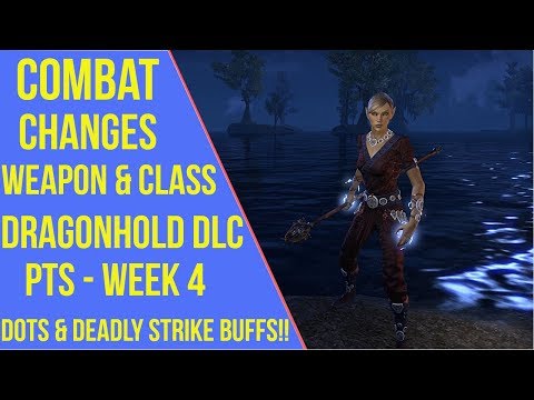 ESO Dragonhold Combat Changes - Weapon & Class Changes - Dragonhold PTS Week 4 Patch Notes ( 5.2.3 )