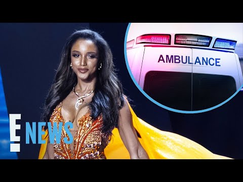 Miss Jamaica Falls Off Miss Universe Stage, Leaves on Stretcher | E! News