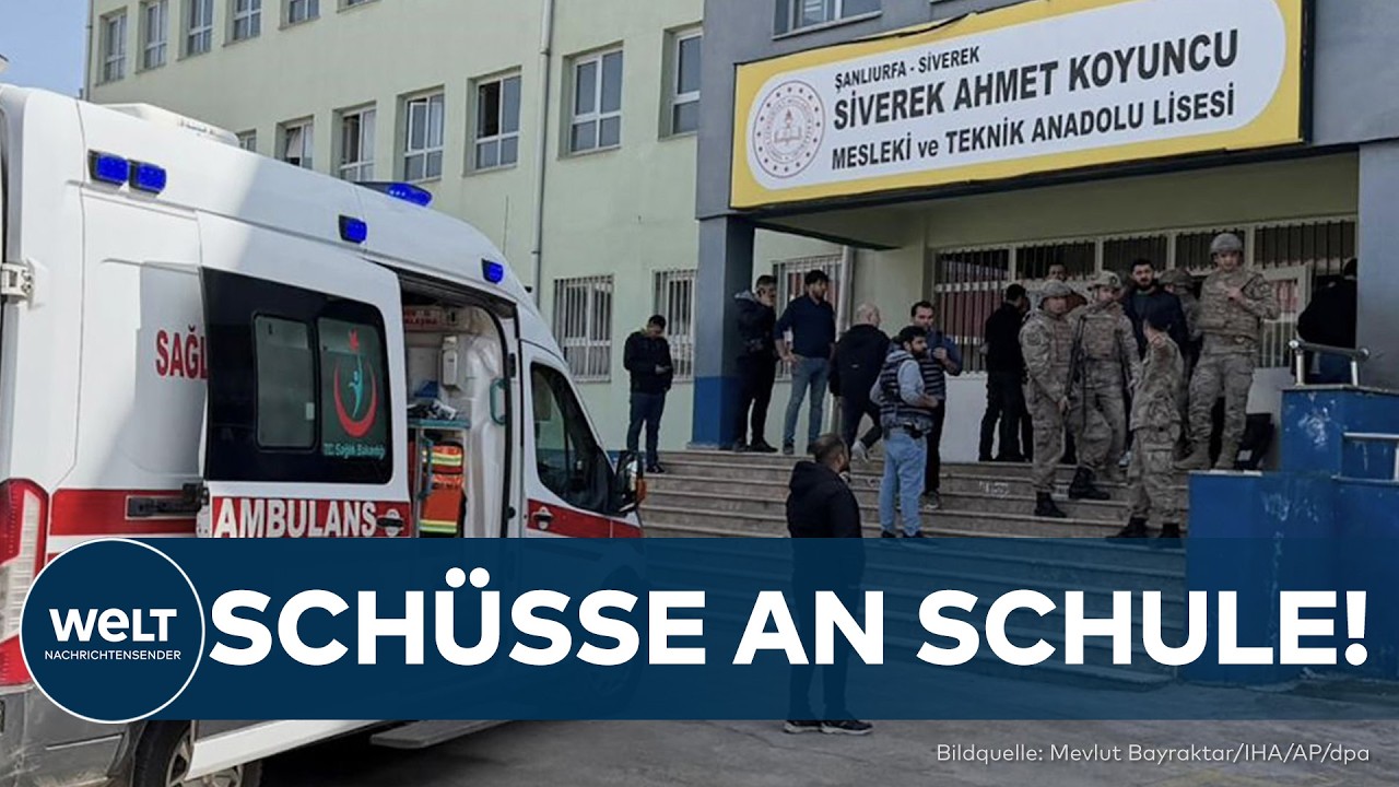 SCHOCKMOMENT IN DER TÜRKEI: Panik an Schule – Schüsse erschüttern Siverek!