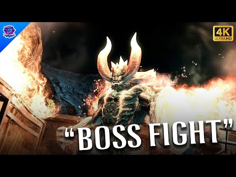 Berial BOSS FIGHT Devil May Cry 4  - 4K 60FPS NO COMMENTARY