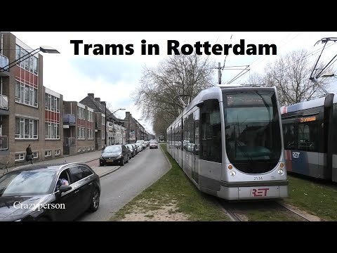 Trams en Cabinerit Rotterdam Sandelingplein - Beijerlandselaan - Kruisplein