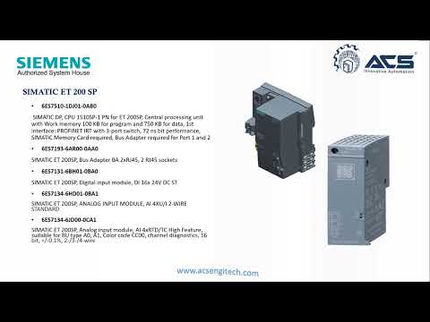 Siemens ET 200SP CPU 1510SP - 1 PN , at ₹ 74076/piece Siemens ET 200SP CPU 1510SP - 1 PN , at ₹ 74076/piece