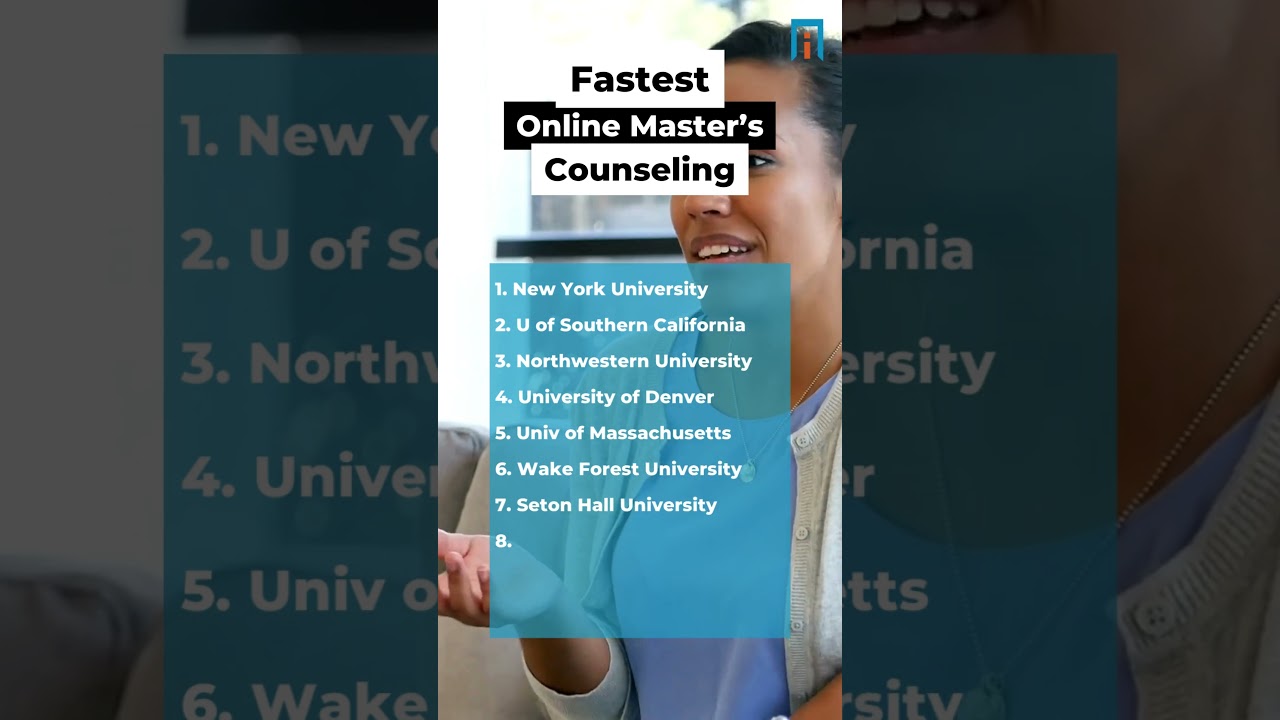 Which colleges have the fastest online master's in counseling degree programs? #college