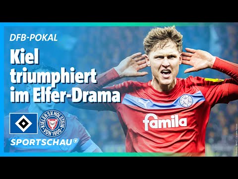 Hamburger SV - Holstein Kiel Highlights DFB-Pokal, Viertelfinale | Sportschau Fußball
