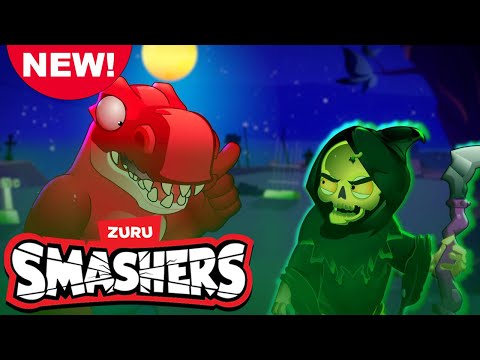 NEW!!! Grim Gardens | Dinosaur Kids Cartoons! | Zuru | Smashers World | Animated Stories