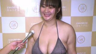 爆乳Ｋカップ・グラビアアイドル『来栖あこ（AKO）』さんへの筋トレ取材｜HIME.City