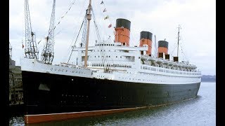 R.M.S. Queen Mary - New York to Cherbourg - 1953